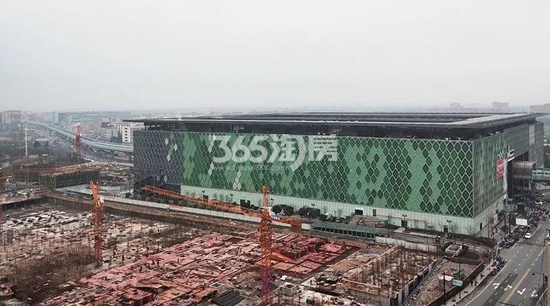 绿地艺尚府项目整体施工进程（2019.3）