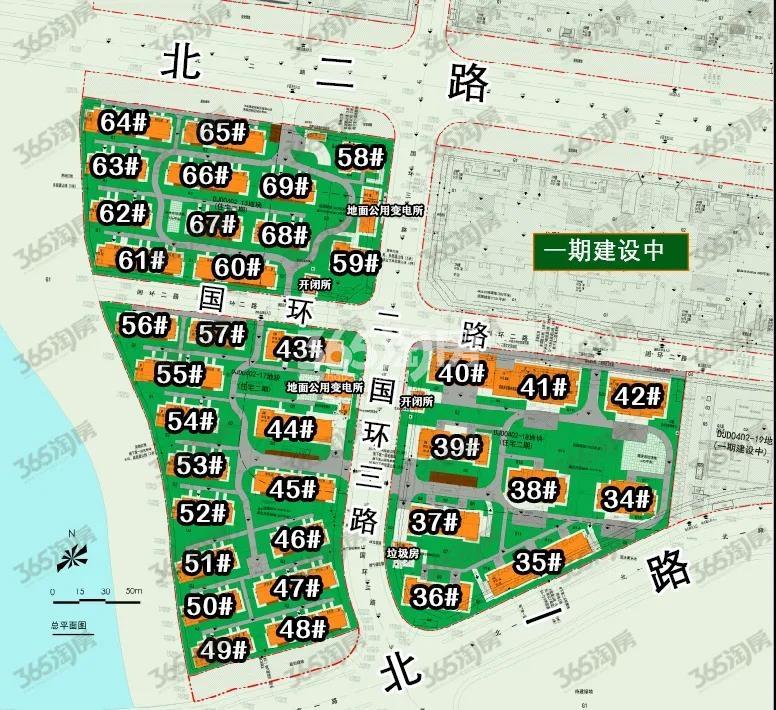 融智创城二期规划楼幢图