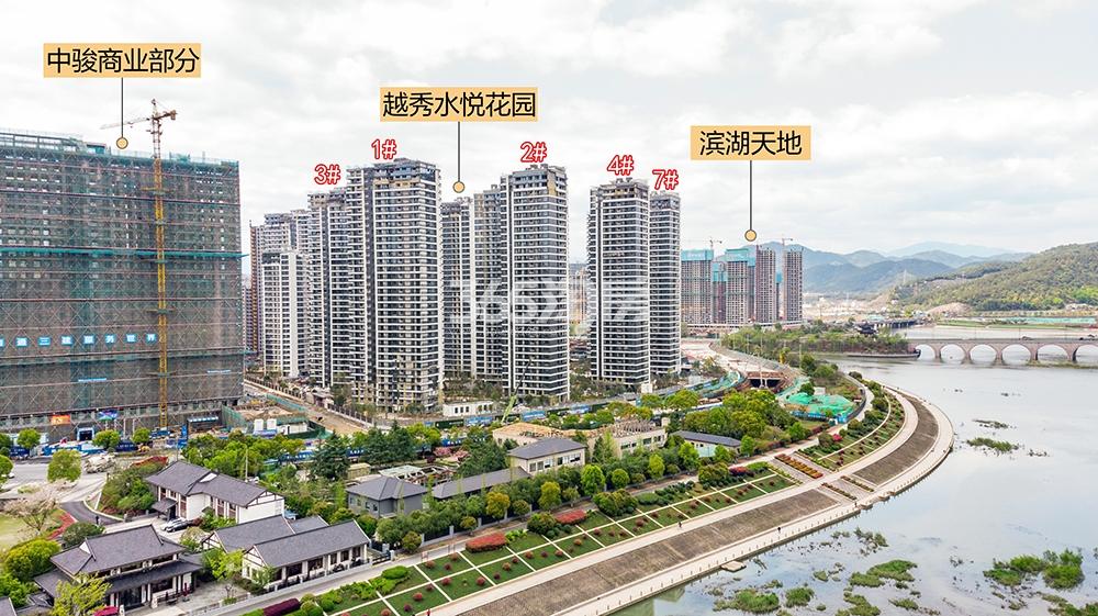 越秀湖山悦航拍实景图（2020.04）