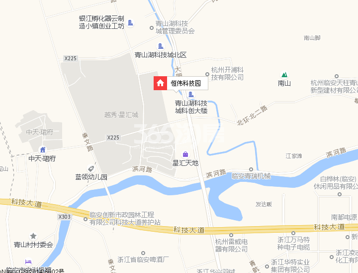 恒伟科技园交通图