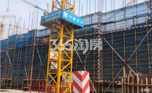 天鹅港华庭21#已建至4层（7.13)