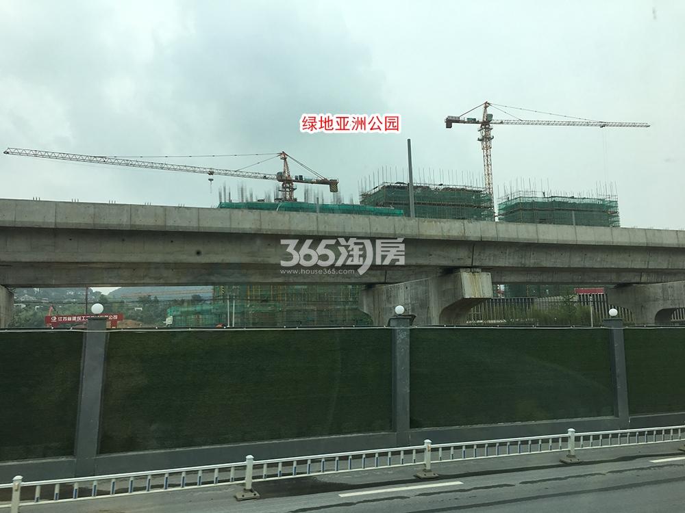 绿地亚洲公园实景图（2019.06）