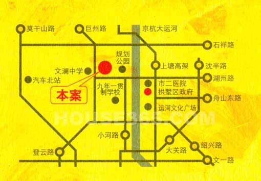 香溢德信银树湾交通图
