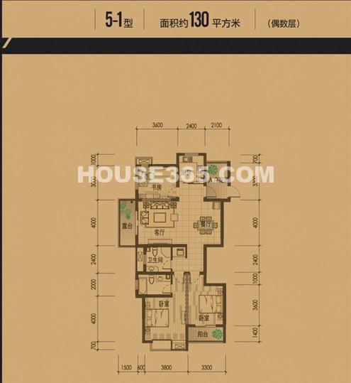 香溢德信银树湾户型图