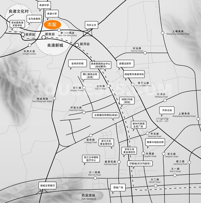 佳苑玉都枫景交通图