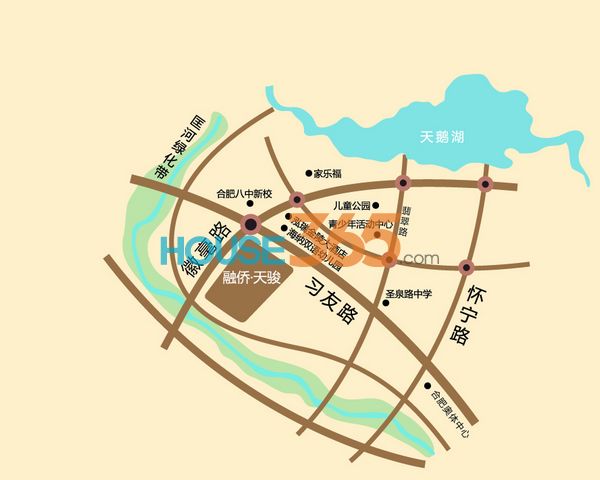 融侨天骏 区位图