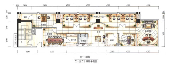 鼎新BOSS中心平面图