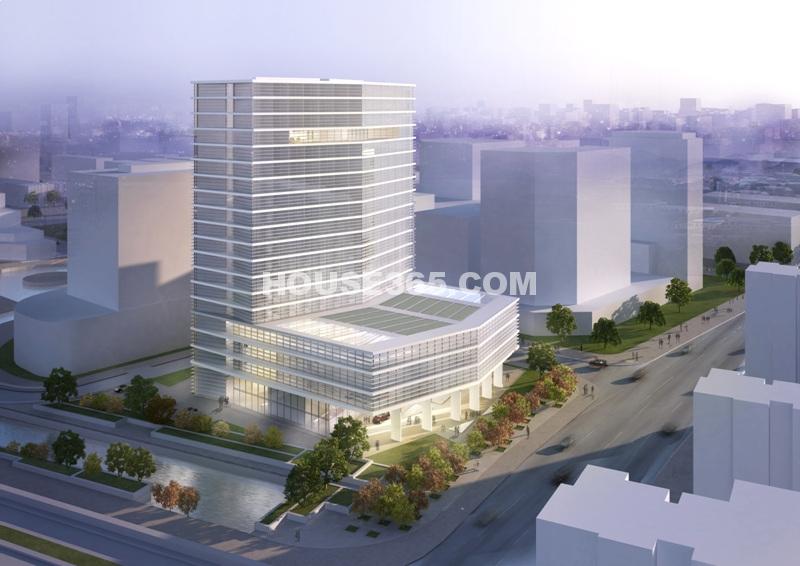 杭州新天地A地块Radisson Blu酒店日景