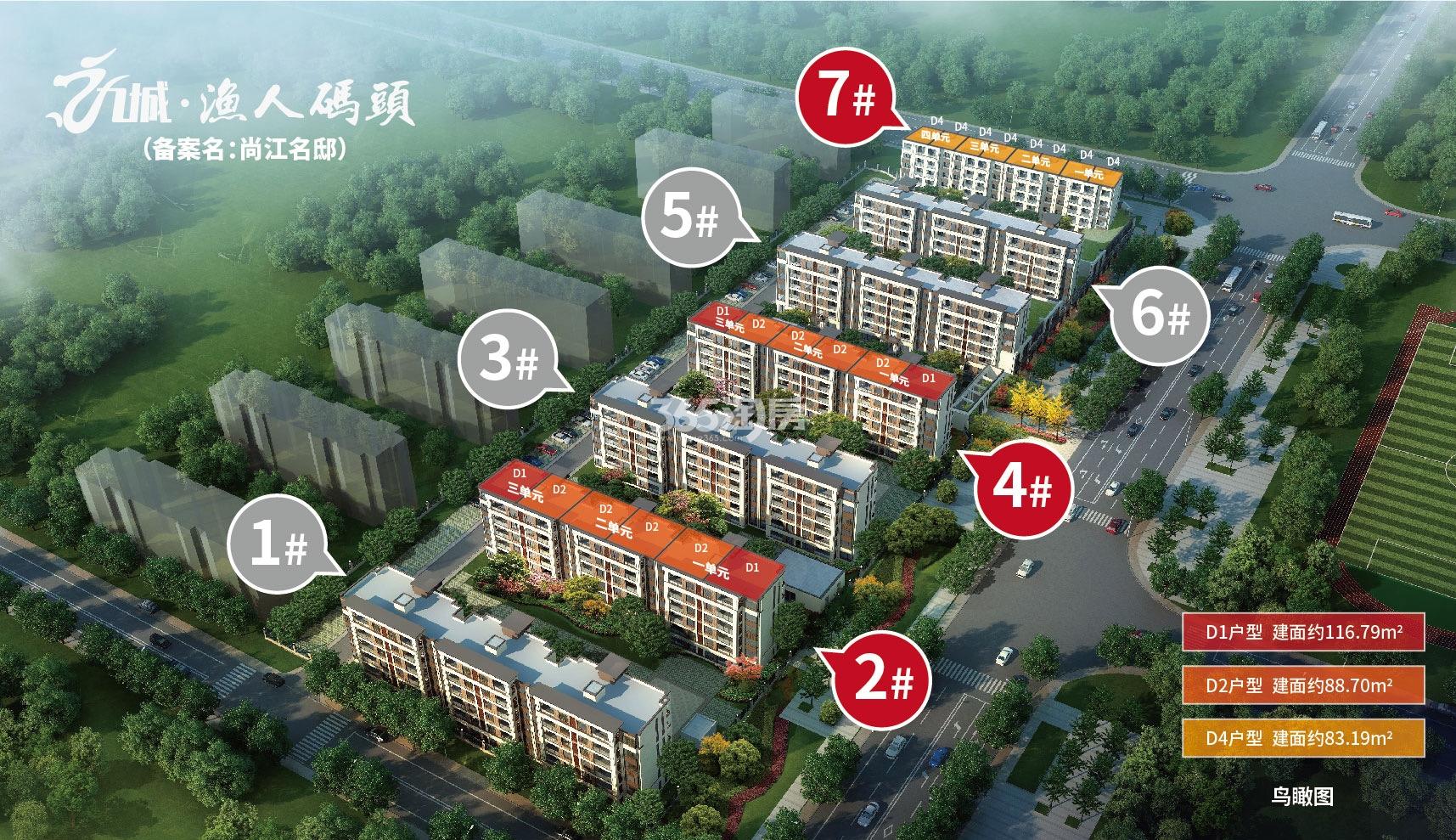 尚江名邸鸟瞰图