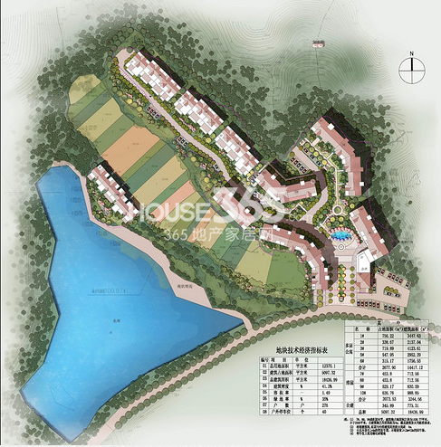 秋水览山总平面图