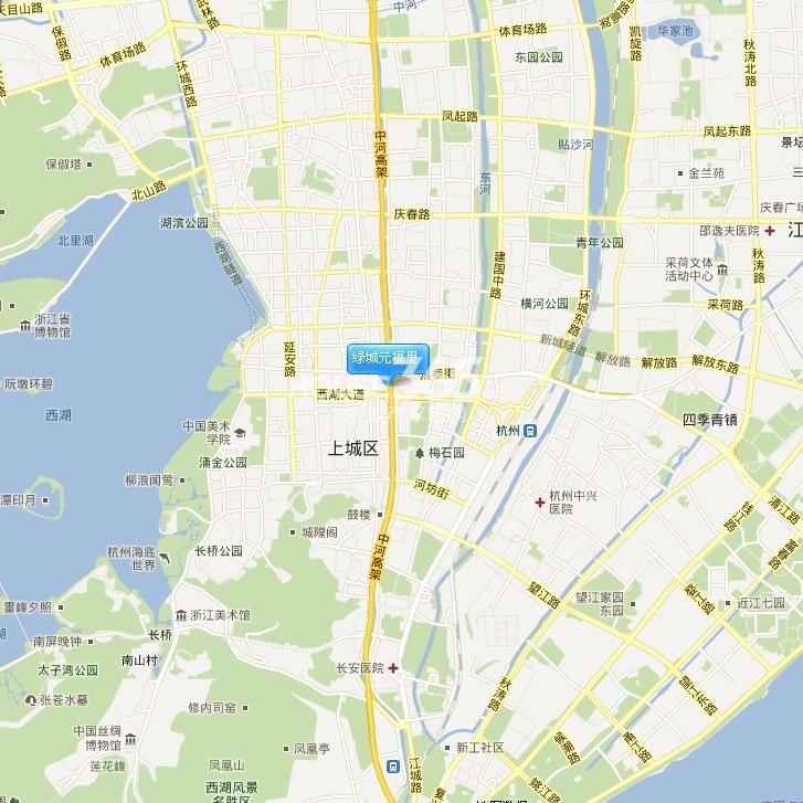 绿城元福里区位图
