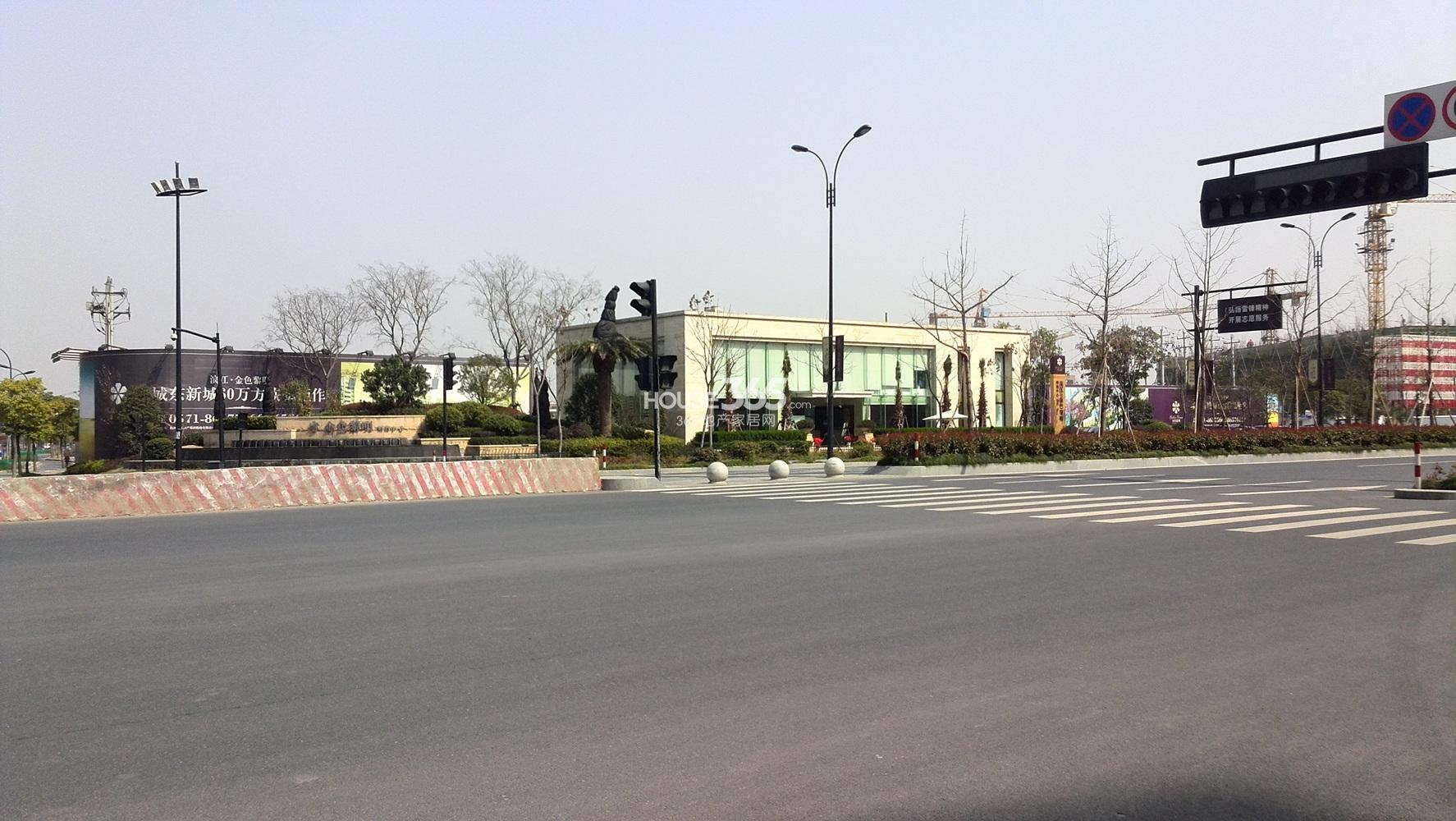 滨江金色黎明3月份实景图