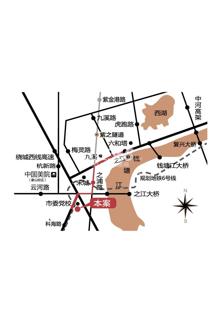 钱江BLOCK区位图