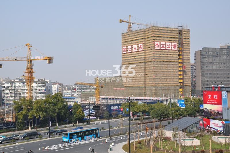 杰立公馆项目现场实景图