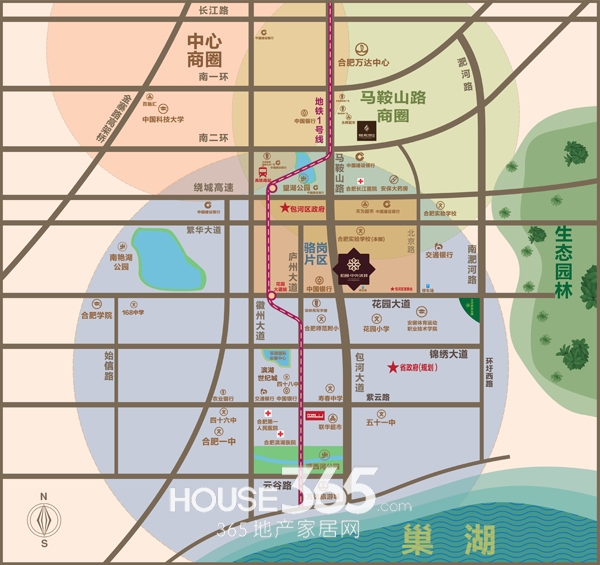 和昌尚座交通图