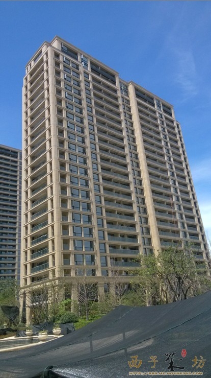 2013年8月中旬绿城明月江南项目外立面特写