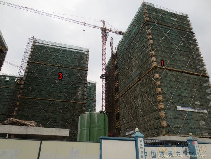 2013.9.25杭州新天地实景图--“世嘉新座”1、3号楼