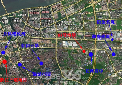 嘉凯城滨江地块区位图