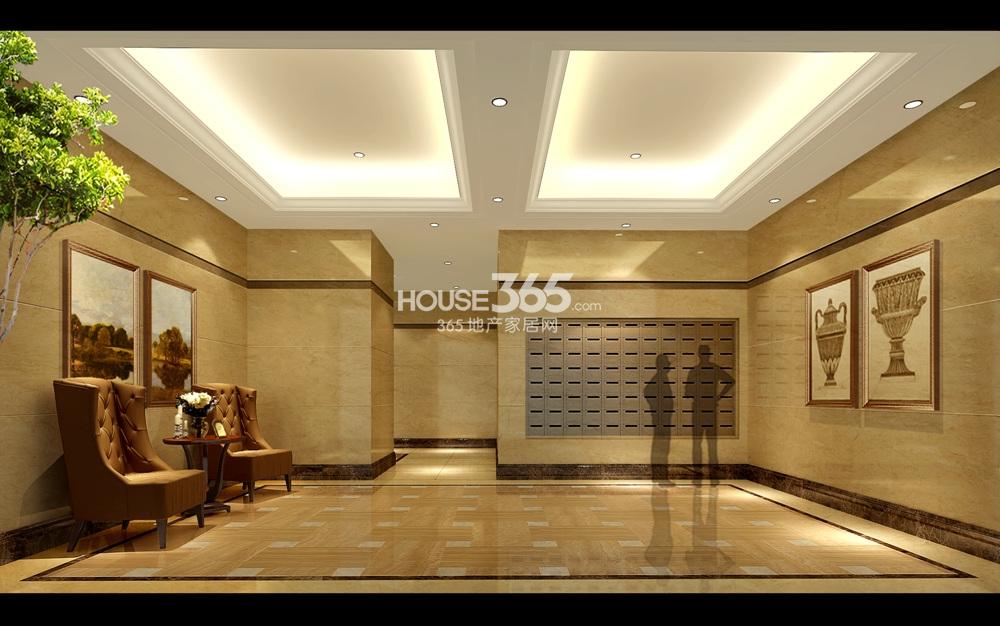 国瑞中心loft公寓样板图——入户大堂