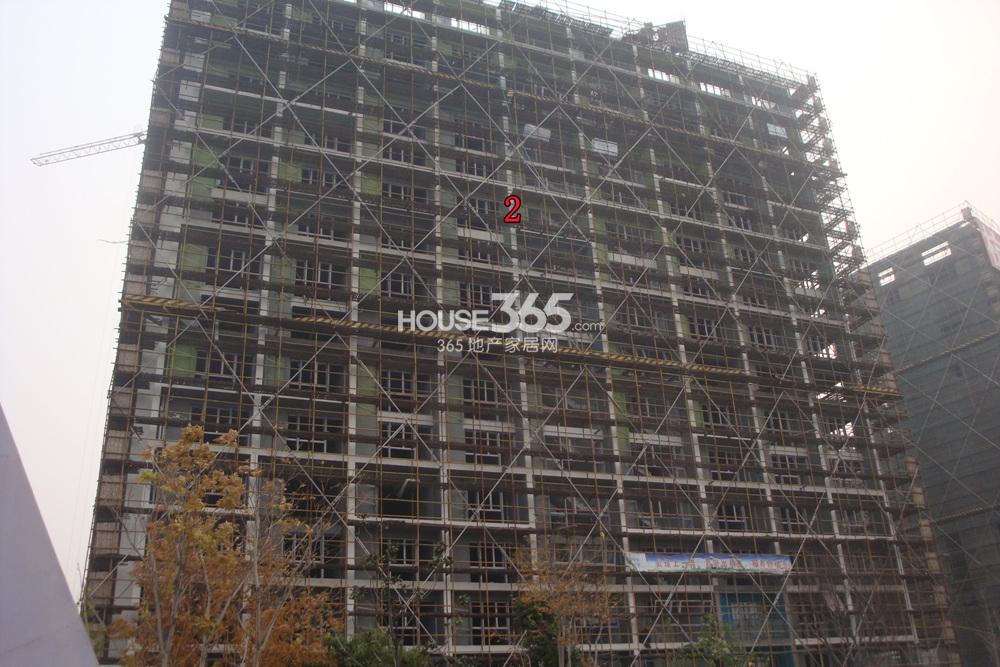 2013年12月底杭州新天地项目实景--“世嘉新座”2号楼