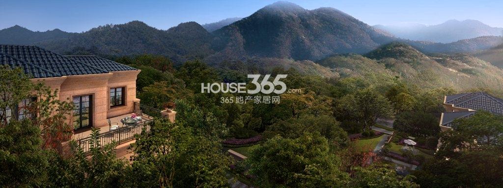 复地黄龙和山排屋景观效果图