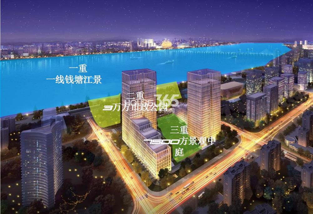 浙大网新双城国际效果图