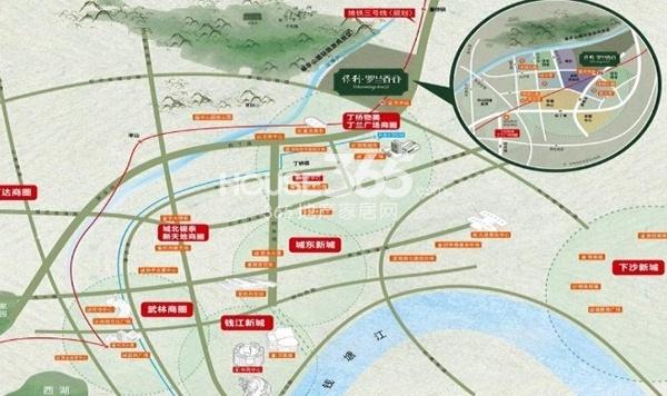 保利罗兰香谷交通图