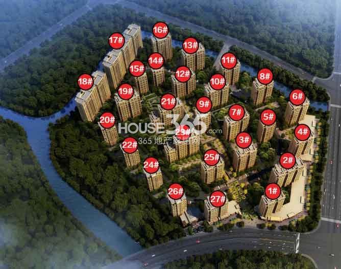 保利罗兰香谷楼栋分布图
