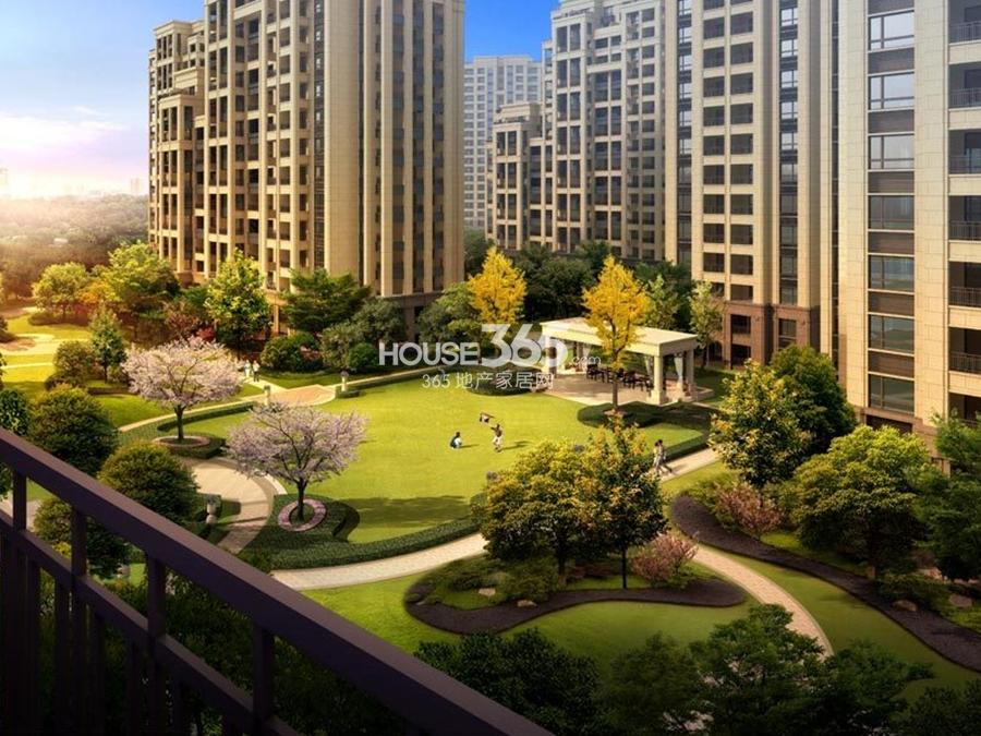 保利罗兰香谷景观园林效果图