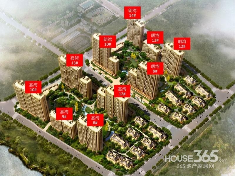 宋都东郡国际一期、二期楼栋分布图