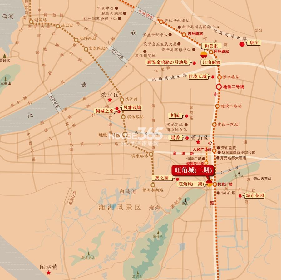 顺发旺角城区域图