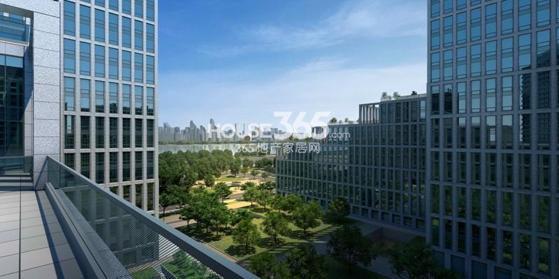 浙大网新双城国际远眺效果图