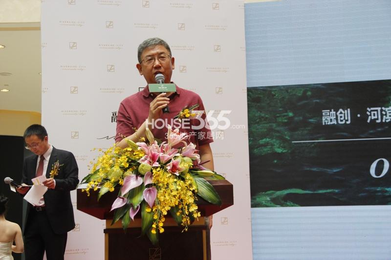 融创河滨之城银泰城临时售楼处开放领导致词