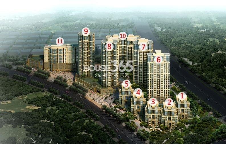 中粮云涛名苑楼栋分布图