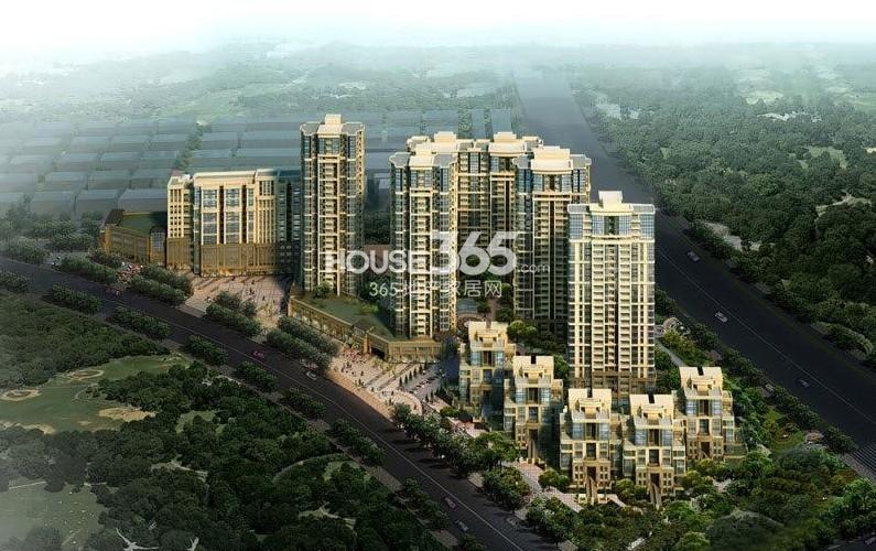 中粮云涛名苑项目鸟瞰图