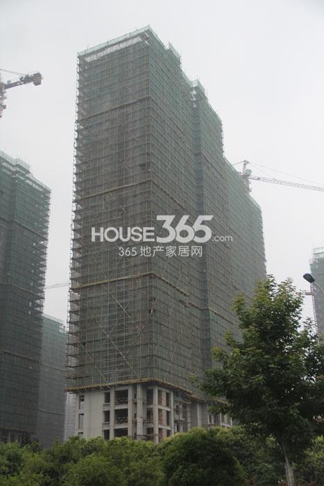 2014年6月底玲珑府项目施工进展--9号楼侧拍