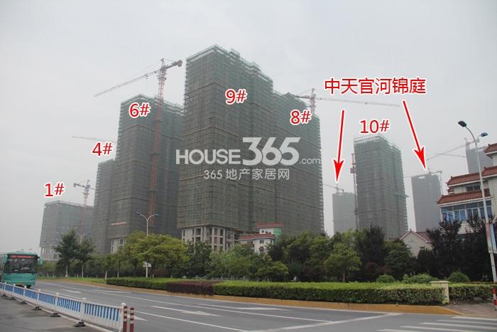 2014年6月底玲珑府项目施工进展--1、4、6、8、9、10号楼