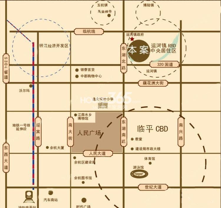 大都尚澜交通图