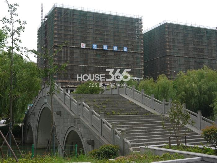 丁兰广场周边配套——北侧的拱桥实景图 2014.7.19摄