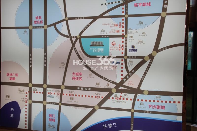 朗诗花漫里项目交通图