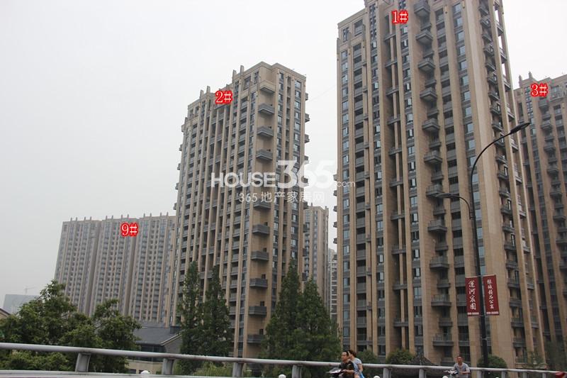 2014年7月底顺发吉祥半岛项目实景--1、2、3、9号楼