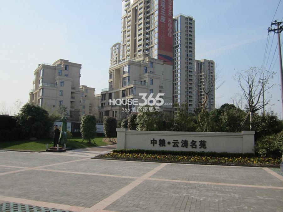 中粮云涛名苑园区东侧 2014.3摄