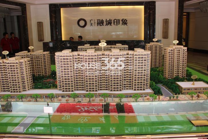 广大融城印象沙盘实景图  2014.8摄