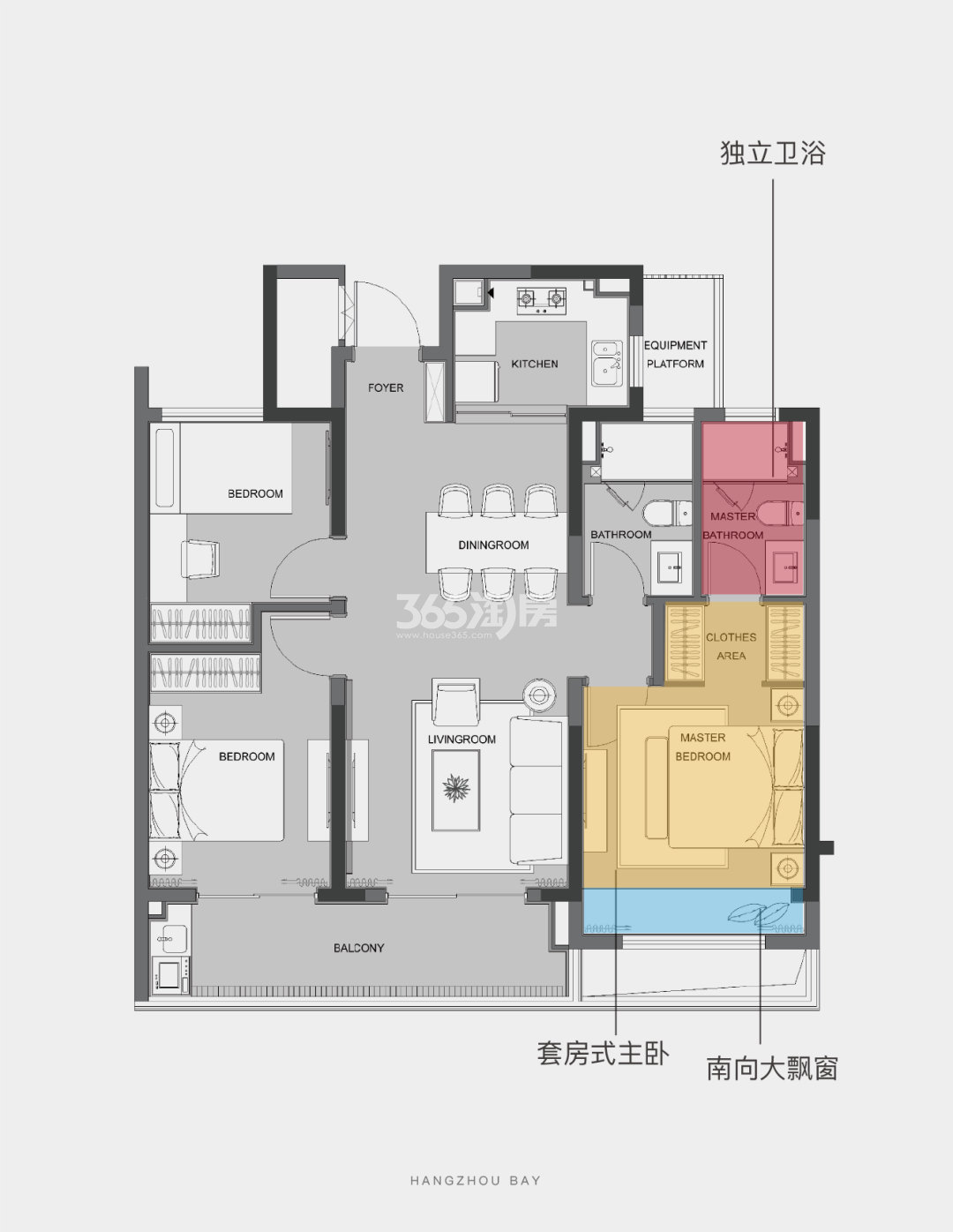 前湾三期江上湾106方