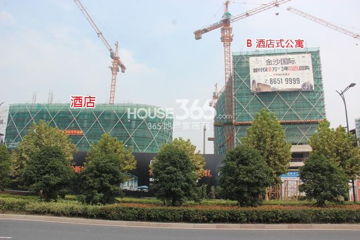 GEC金沙国际酒店公寓和B写字楼实景图 2014年8月摄