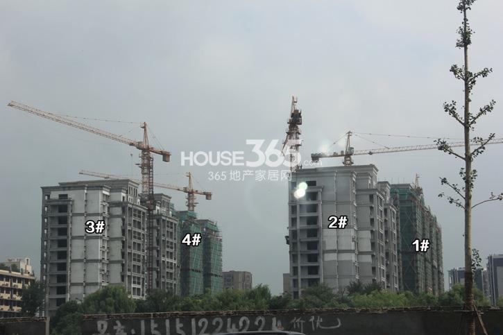 广大融城印象1、2、3、4号楼施工实景图 （2014年9月摄）