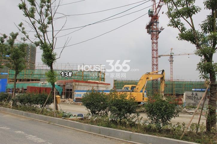 金地格林格林13号楼施工实景图 (2014年9月摄）