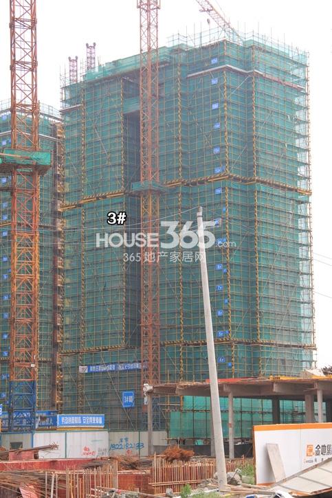 金地格林格林3号楼施工实景图 (2014年9月摄）