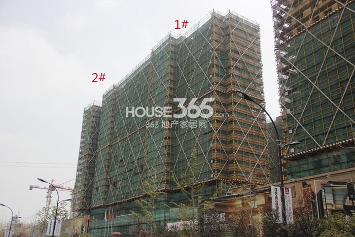 世茂东壹号1、2号楼施工实景图 2014年9月摄 