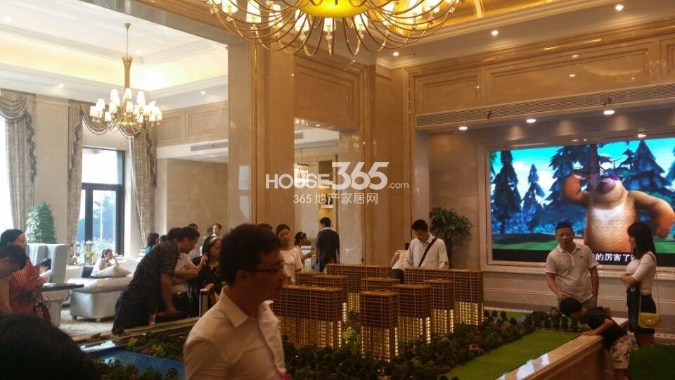 高运莱茵传奇现场沙盘图 